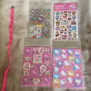 Set of Hello Kitty stickers